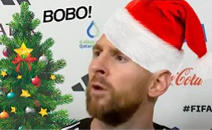 Crean villancico con la frase “¿Qué mirás, bobo?” de Messi