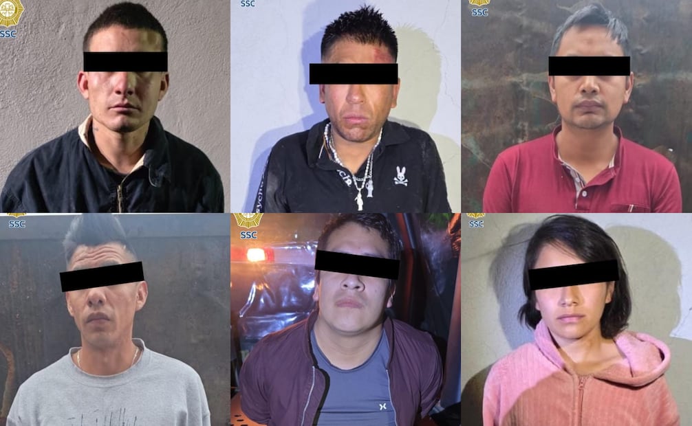 Detienen a seis personas por el incendio de un auto en la México–Cuernavaca (22/02/2026). Foto: Especial