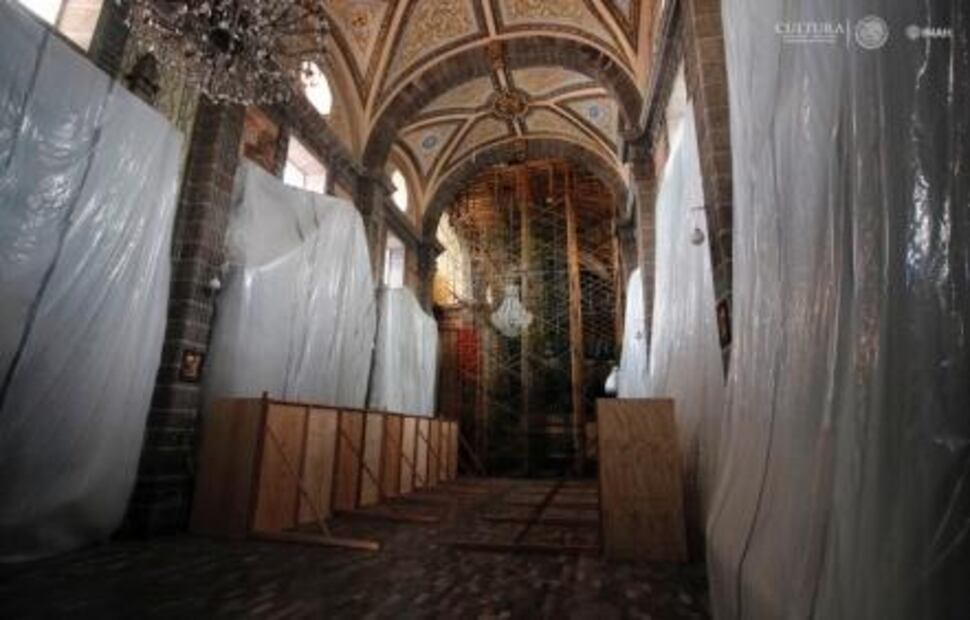 En Tlaxcala sigue la recuperación de bienes culturales dañados por los sismos