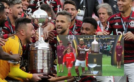 'Gabigol' rompió la maldición de tocar el trofeo