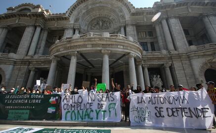 "Un plagiador no será mi director": comunidad del CIDE marcha a Palacio Nacional, pero no los reciben