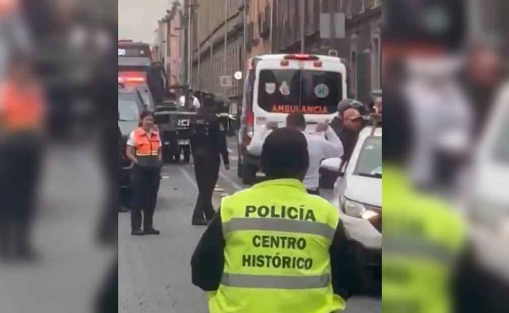 Balacera en el Centro Histórico de la CDMX deja un muerto y dos lesionados; autoridades acordonan la zona.
Foto: Juan Carlos Williams