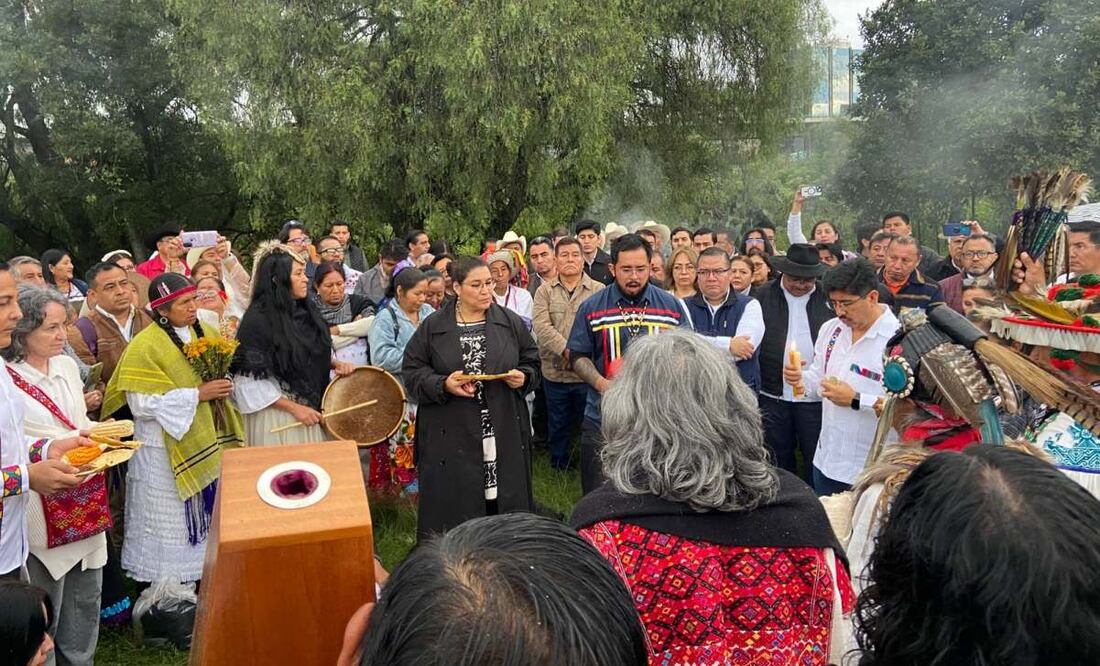 Nuevos ministros participan en ceremonia de purificación; "Corte no será guiada por el poder y el dinero", asegura Hugo Aguilar. Foto: X @Netzai_Sandoval