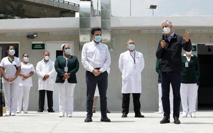 Entregan en Edomex módulo construído en 21 días para atender Covid-19