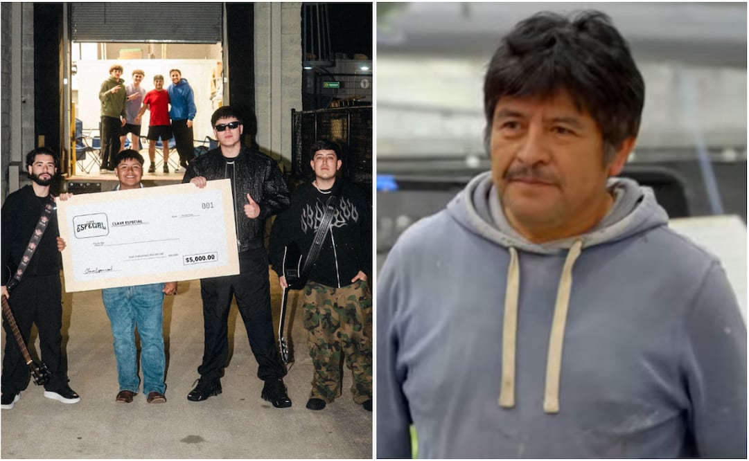 Clave Especial lleva serenata a Juan, participante mexicano en desafío de MrBeast; banda da donación a su hijo. Foto: TikTok @claveespecial / Archivo