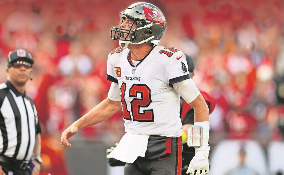 Brady se lució con tres touchdowns a Mike Evans. Foto: AFP