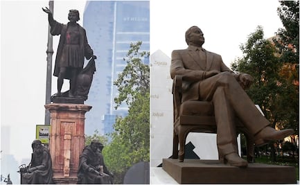 Desde Colón hasta exlíder de Azerbaiyán; las polémicas estatuas que fueron reubicadas en CDMX