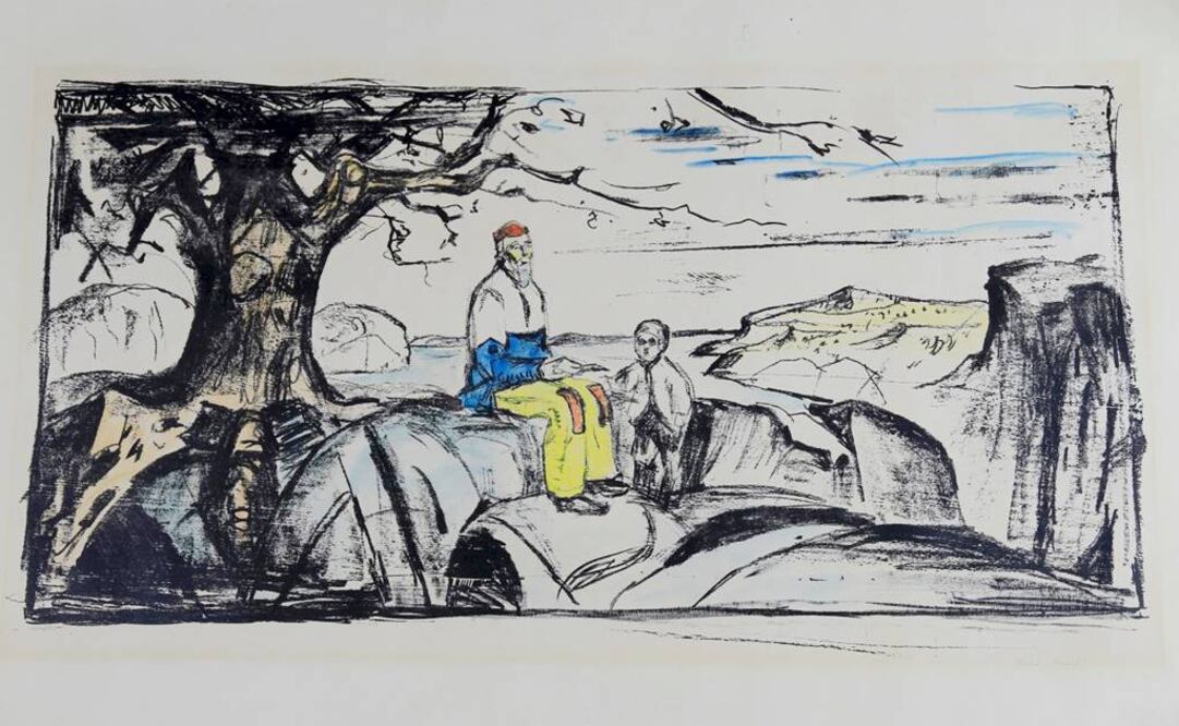 La litografía, que está coloreada a mano, tiene un valor estimado de 239 mil dólares. (FOTO: Policía de Oslo / EFE)