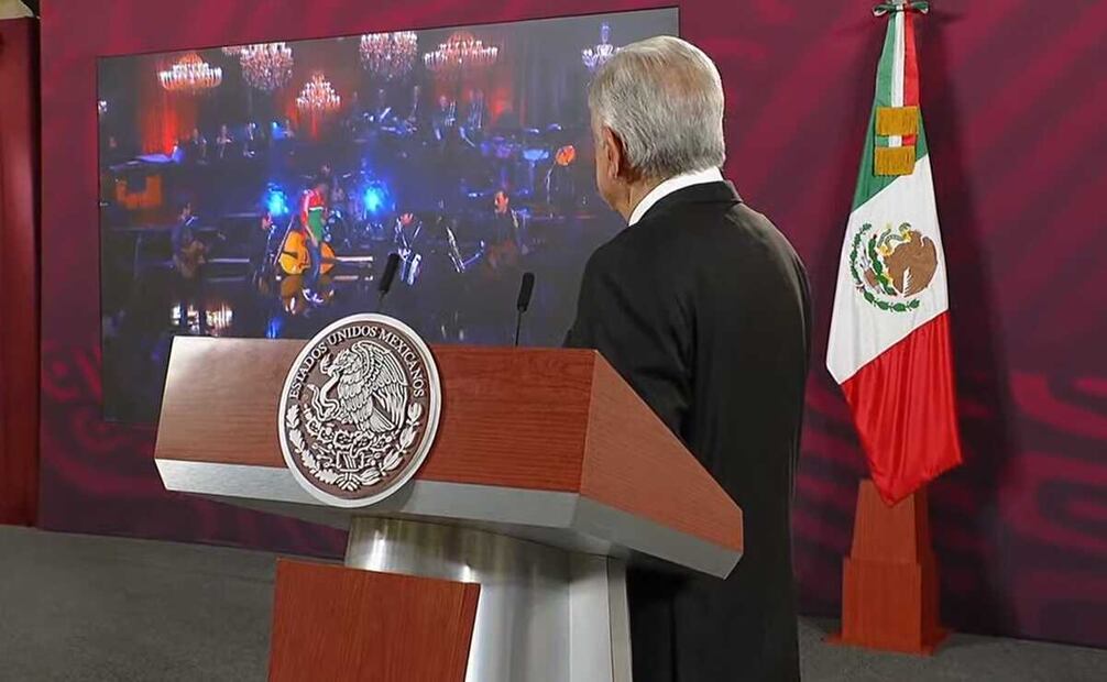 Suena en La Mañanera "América" de Los Tigres del Norte y Residente. Foto: captura de pantalla