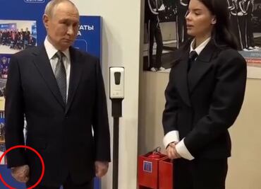 Video de Putin con una mano hinchada y apretada genera especulaciones sobre su salud