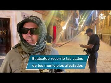 Critican al alcalde de Guanajuato por vestirse como en zona de guerra durante balaceras