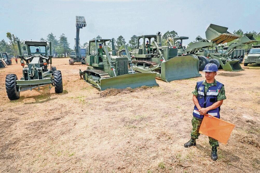 La construcción del nuevo aeropuerto en Santa Lucía permanece paralizada. Foto: ARCHIVO EL UNIVERSAL
