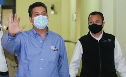 García Cabeza de Vaca sale de su oficina del palacio de gobierno