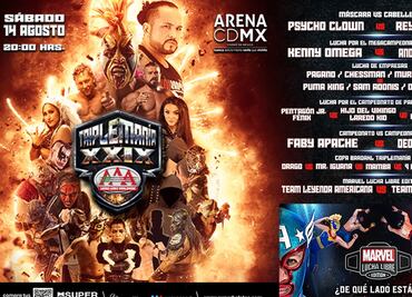 ¿Dónde y a qué hora ver Triplemanía XXIX?