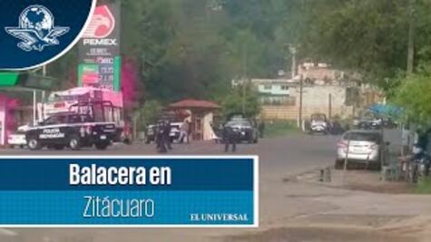 Se enfrentan policías y civiles armados en Zitácuaro