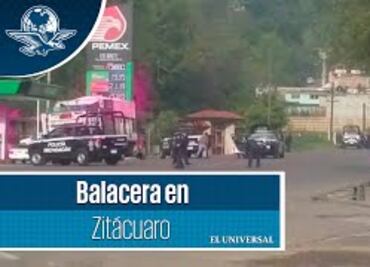 Se enfrentan policías y civiles armados en Zitácuaro