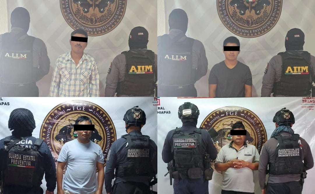 Detienen a cuatro hombres por abuso sexual contra un niño en Chiapas; tres enfrentan cargos por pederastia.
Foto: Especial.