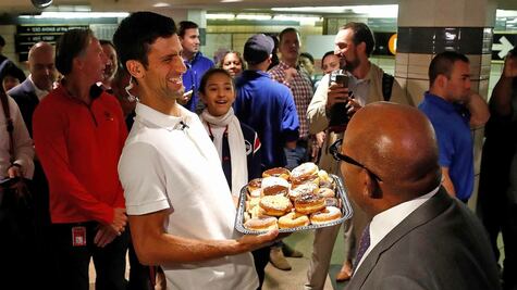Los peculiares festejos de Djokovic tras ganar el US Open