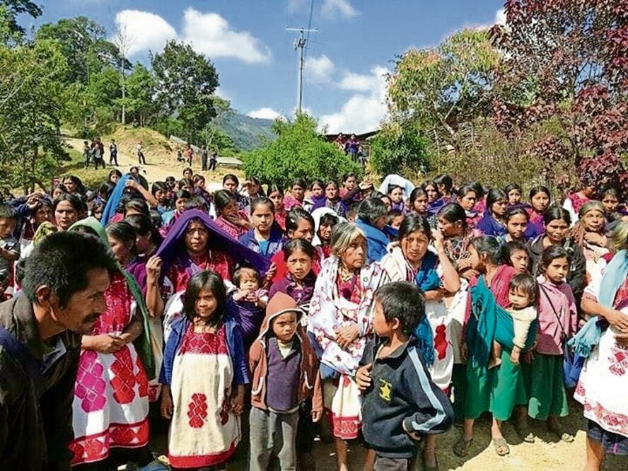 El crimen organizado en Chiapas ha desplazado forzosamente a cientos de familias indígenas. Foto: Archivo | El Universal