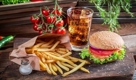 Cuántas calorías tiene una hamburguesa