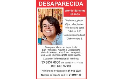 Familiares de Wendy Sánchez interponen queja ante declaraciones de fiscal de Jalisco 