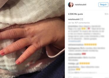 Natália Subtil publica primera foto de su hija con Sergio Mayer Mori