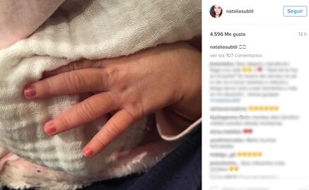 Natália Subtil publica primera foto de su hija con Sergio Mayer Mori