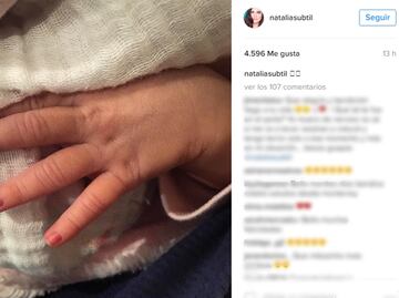 Natália Subtil publica primera foto de su hija con Sergio Mayer Mori