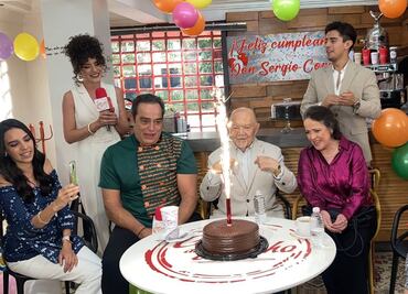 Sergio Corona festeja sus 95 años: "Ni madres, los infartos todavía no tienen cabida en mí"