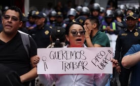 Calles cerradas por seguridad de Palacio Nacional afecta a comerciantes del Centro Histórico de la CDMX
