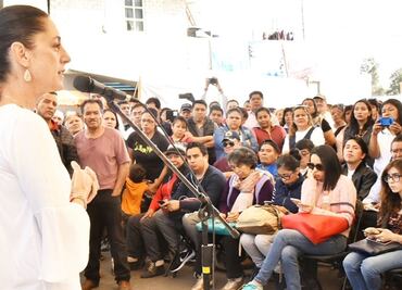 Analiza Claudia Sheinbaum añadir estación a tren Interurbano México-Toluca