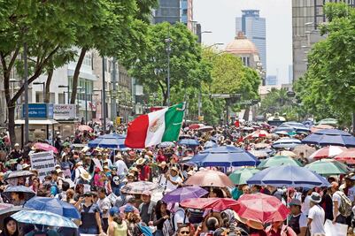 Marchas de la CNTE no dan tregua a los capitalinos