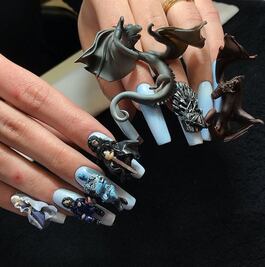 Uñas inspiradas en Game Of Thrones se vuelven virales