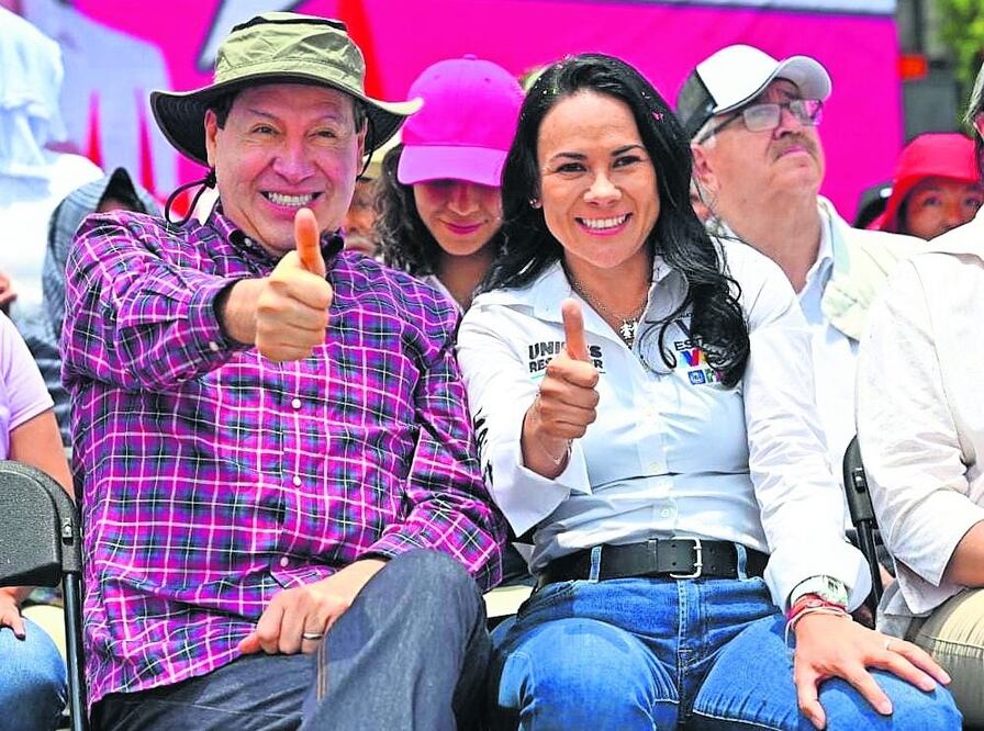 Eruviel Ávila, exgobernador mexiquense y actual senador del PRI, acompañó en su campaña a Alejandra del Moral, Foto: Especial