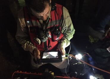 Crónica. Una cámara que brinda video, oxígeno... y esperanza