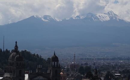 Nevado de Toluca se pinta de blanco y clima frío sorprende a mexiquenses