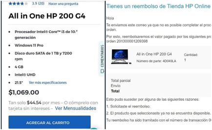 ¿Ofertón de Buen Fin? HP vende computadoras en... ¡mil pesos!; cancela e interviene Profeco