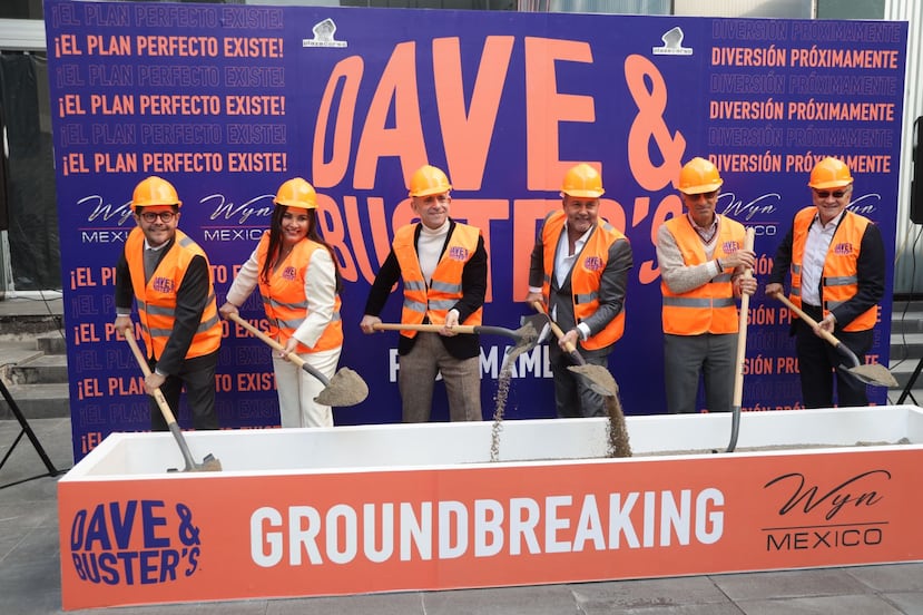 Dave & Buster's inicia oficialmente la construcción de su primera sucursal en México, anunciando su llegada a Plaza Carso