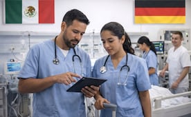 Alemania busca enfermeros mexicanos: ofrece sueldo de hasta 40 mil pesos al mes y capacitación en alemán