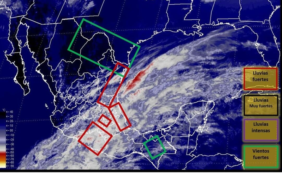 El organismo pronosticó tiempo severo para las próximas horas. /Especial
