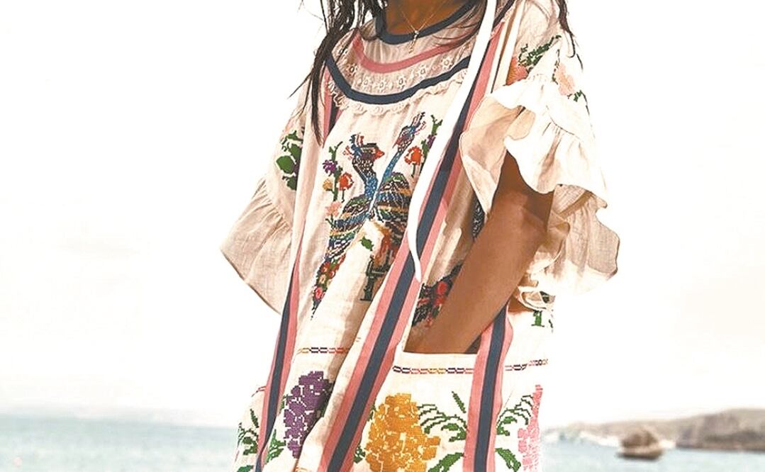 El huipil fue plagiado por una marca australiana. Foto: ESPECIAL