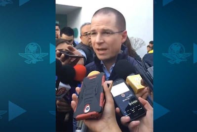 Ángel Aguirre no es candidato del Frente: Anaya