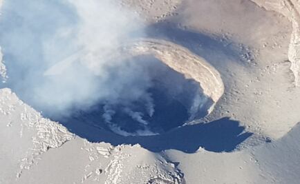 Detectan domo en volcán Popocatépetl con diámetro de 175 metros