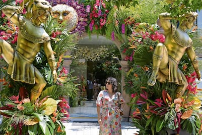 Inauguran el Festival de flores en Polanco