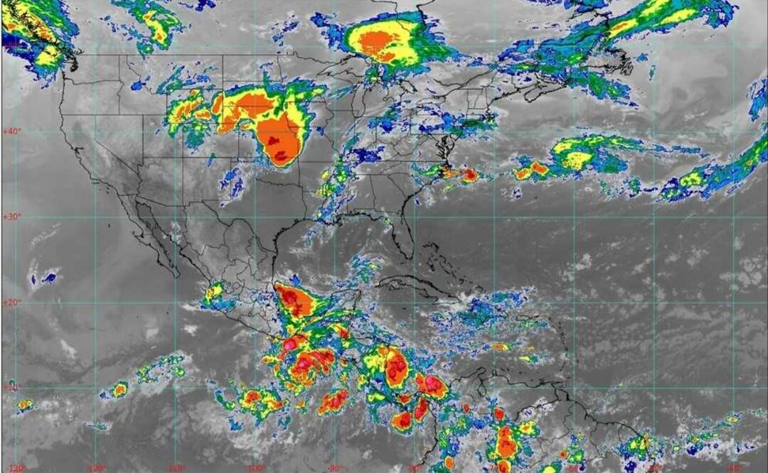 Tormenta tropical Erick. Foto: Conagua