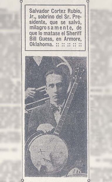 Salvador Cortés Rubio. Muchas familias acaudaladas de México consideraron sacar a sus hijos de colegios estadounidenses; el presidente Ortiz Rubio tenía a sus hijos en la misma escuela que los estudiantes asesinados. Foto: Hemeroteca EL UNIVERSAL.