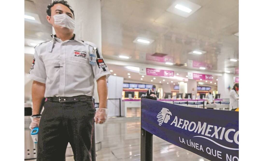 Las aerolíneas pasaron de 5 mdp en deuda a inicios de 2020 a mil 973 mdp en enero de 2021. Foto: ARCHIVO EL UNIVERSAL