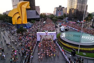 ¿Cuántos corredores participaron en el Medio Maratón de la Ciudad de México 2023?