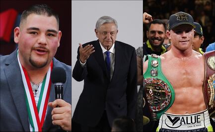 AMLO pide ayuda a 'Canelo' y Andy Ruiz para prevenir adicciones