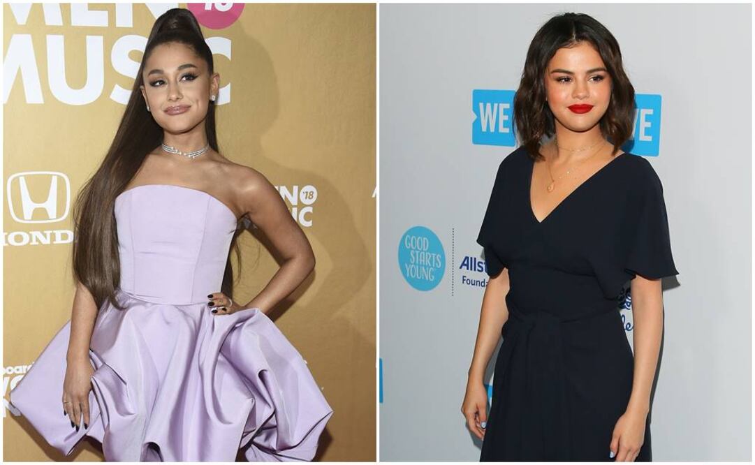 Ariana Grande y Selena Gomez. Foto: Archivo 